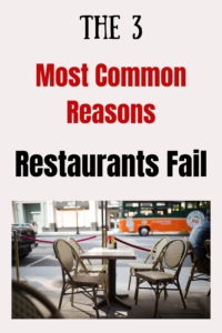 The most common reasons restaurants fail