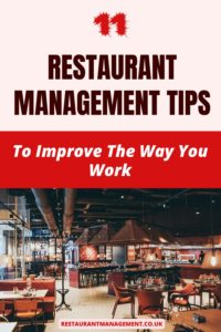 Restaurant Management Tips