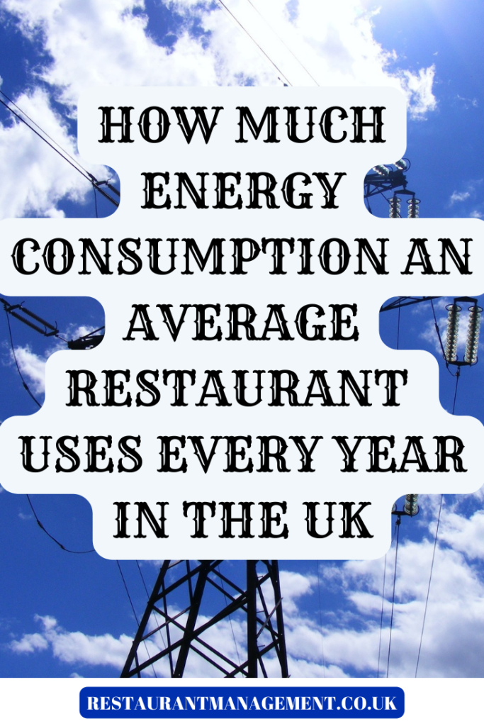 How Much Energy Consumption An Average Restaurant Uses Every Year UK