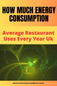 Energy Consumption In Restaurants