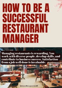 How To Be A Successful Restaurant Manager