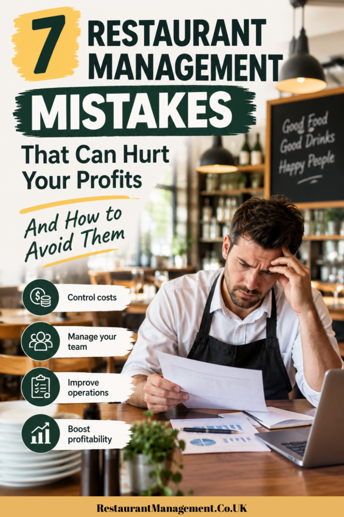7 RESTAURANT MANAGEMENT MISTAKES