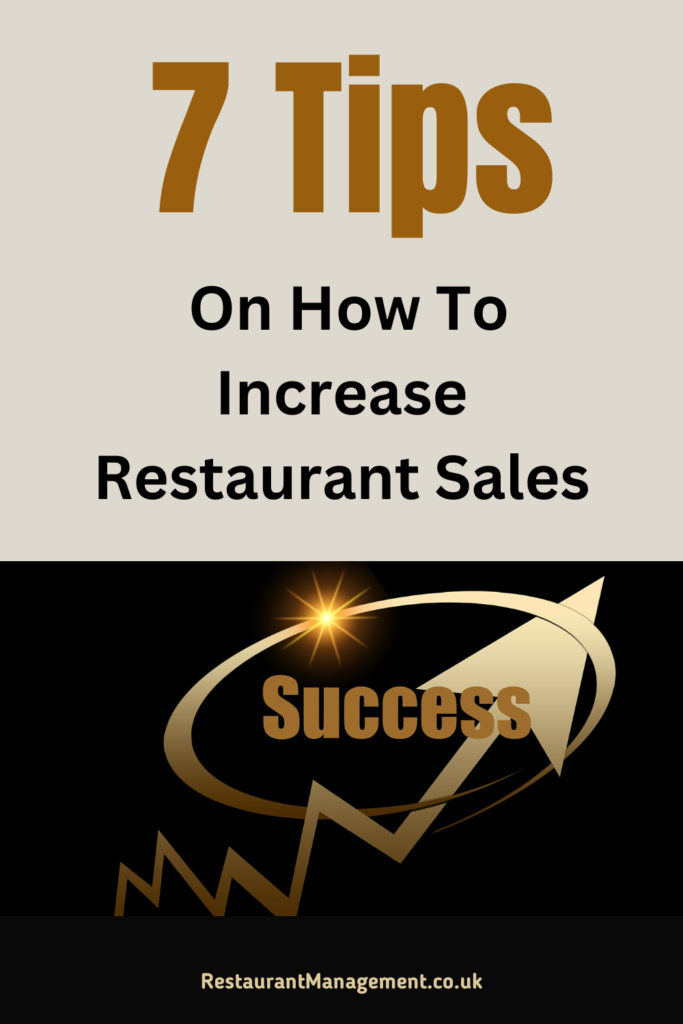 Tips on how to increase restaurant sales