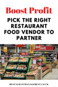 Restaurant Food Vendor Selection