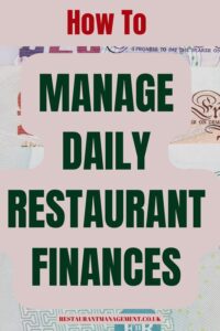 How to Manage Daily Restaurant Finances
