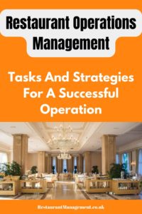 Restaurant Operations Management