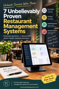 Restaurant Management Systems