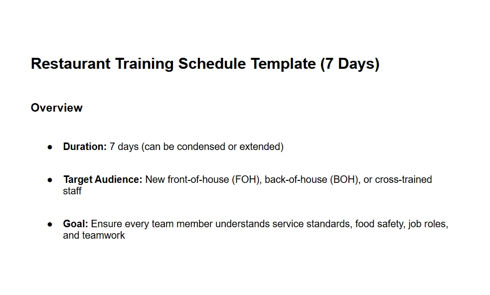 Building Tailored Training Plans