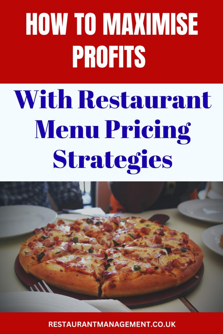 How To Maximise Profits With Restaurant Menu Pricing Strategies ...