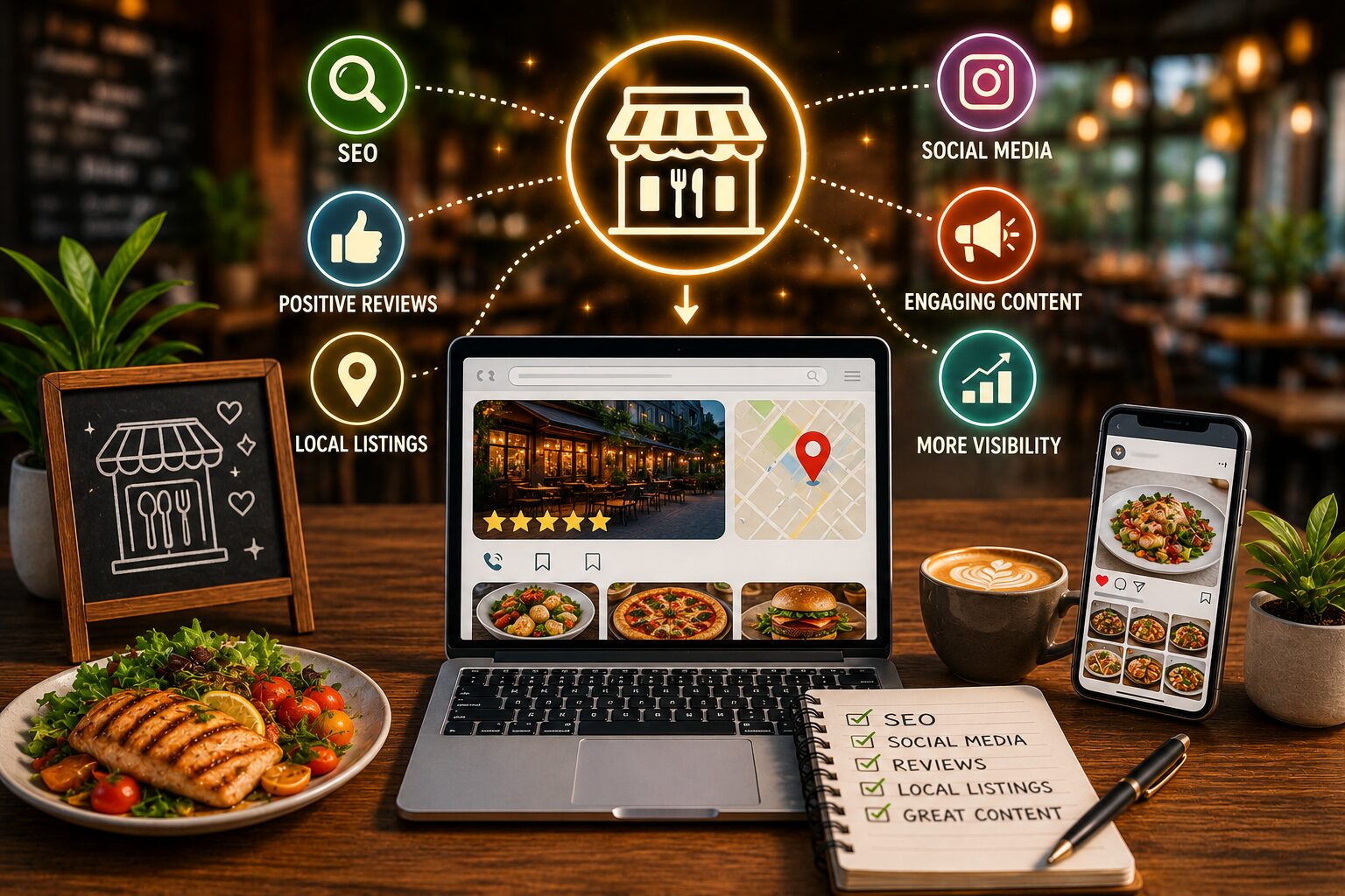 How to Increase Online Visibility for a Local Restaurant