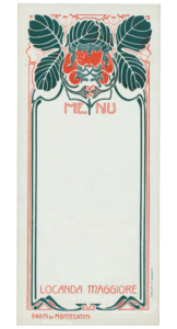 Designing a menu