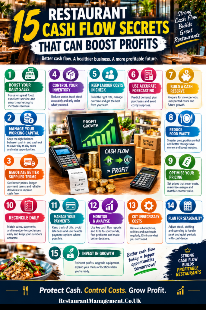 15 Restaurant Cash Flow Secrets
