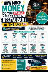 How Much Money Do You Really Need to Open a Restaurant in the UK?